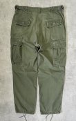 画像4: 60'S アメリカ軍 US ARMY "JUNGLE FATIGUE 3rd" ノンリップ ボタンフライ カーゴパンツ (VINTAGE)