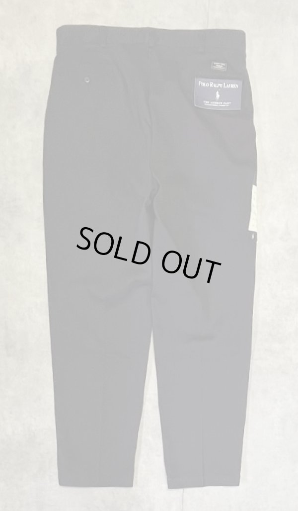 画像4: 90'S RALPH LAUREN "ANDREW PANT" ツープリーツ チノパンツ ネイビー (DEADSTOCK)