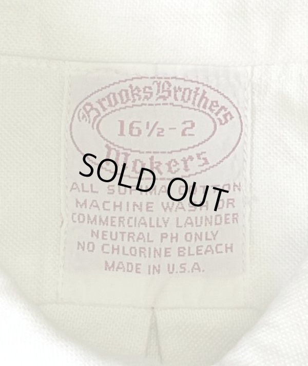 画像2: 90'S BROOKS BROTHERS "MAKERS" オックスフォード BDシャツ ホワイト USA製 (VINTAGE)