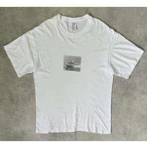 画像: 90'S GAP シングルステッチ 半袖 フォトTシャツ ホワイト USA製 (VINTAGE)