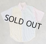 画像: 90'S BROOKS BROTHERS "FUN SHIRT" ポプリン 半袖 BDシャツ クレイジーパターン/ストライプ USA製 (VINTAGE)