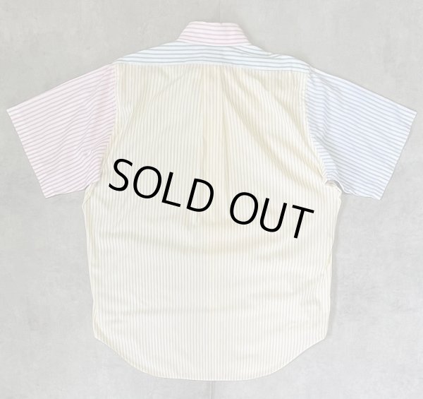 画像3: 90'S BROOKS BROTHERS "FUN SHIRT" ポプリン 半袖 BDシャツ クレイジーパターン/ストライプ USA製 (VINTAGE)