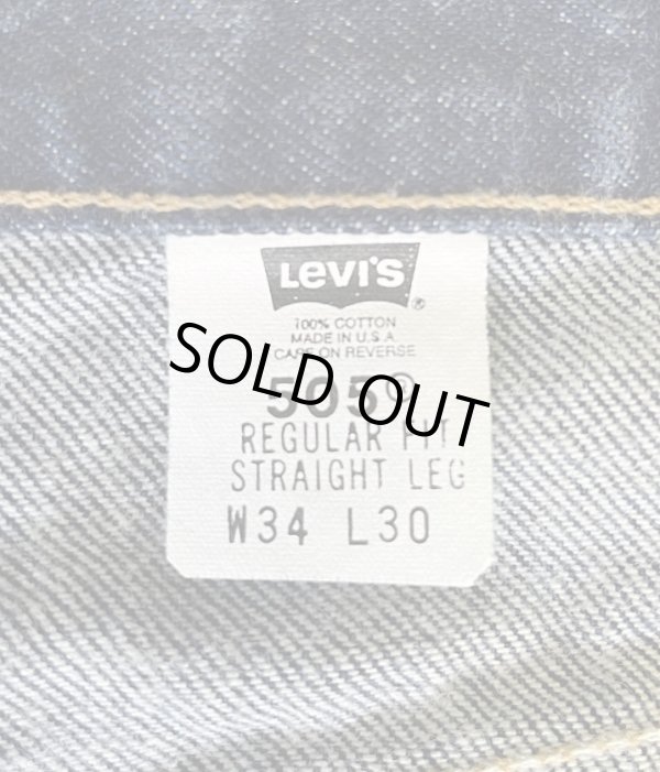 画像2: 00'S LEVIS 505 デニム インディゴ USA製 W34L30 (VINTAGE)