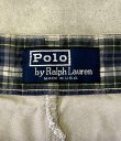 画像2: 90'S RALPH LAUREN "クレストロゴ" ツープリーツ チノショーツ ベージュ USA製 (VINTAGE)