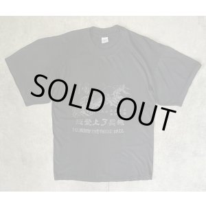 画像: 90'S THE GREAT WALL 万里の長城 シングルステッチ 半袖 Tシャツ ブラック (VINTAGE)