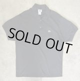 画像: 80'S CHEMISE LACOSTE ポロシャツ チャコール フランス製 (VINTAGE)