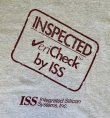 画像5: 90'S ISS シングルステッチ 両面プリント Tシャツ アッシュグレー USA製 (VINTAGE)