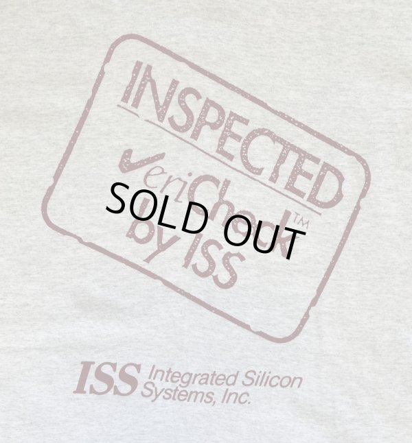 画像5: 90'S ISS シングルステッチ 両面プリント Tシャツ アッシュグレー USA製 (VINTAGE)