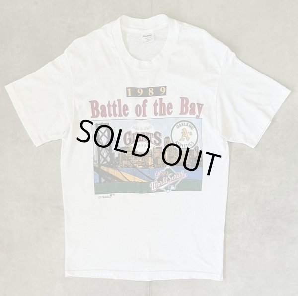 画像1: 80'S BATTLE OF THE BAY 1989 シングルステッチ 半袖 Tシャツ ホワイト USA製 (VINTAGE)