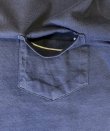 画像3: 70'S TOWNCRAFT シングルステッチ 耳付きポケット 半袖 Tシャツ ネイビー (VINTAGE)