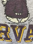 画像4: 80'S HARVARD x SNOOPY シングルステッチ 半袖 Tシャツ ヘザーグレー (VINTAGE)
