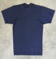 画像4: 70'S TOWNCRAFT シングルステッチ 耳付きポケット 半袖 Tシャツ ネイビー (VINTAGE)