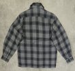 画像3: 60'S UNKNOWN レーヨンギャバ 長袖 オープンカラーシャツ チェック柄 (VINTAGE)