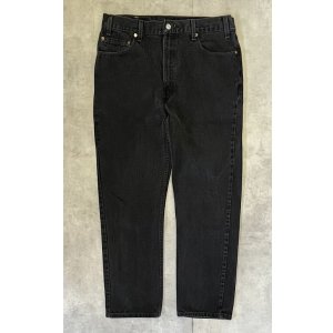 画像: 00'S LEVIS 505 デニム ブラック W36L30 USA製 (VINTAGE)