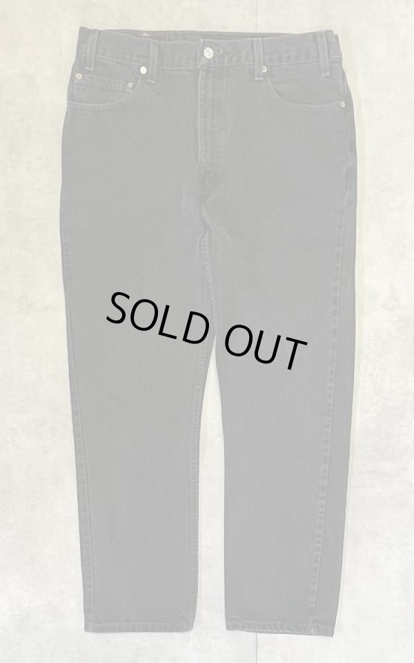画像1: 00'S LEVIS 505 デニム ブラック W36L30 USA製 (VINTAGE)