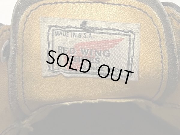 画像2: 80'S RED WING 9109 プリント羽タグ ラバーソール レザー サービスシューズ USA製 (VINTAGE)