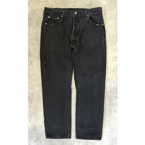 画像: 90'S LEVIS 501 デニム ブラック W36L30 USA製 (VINTAGE)