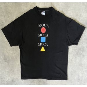 画像: 90'S MOCA (ロサンゼルス現代美術館) シングルステッチ 半袖 Tシャツ ブラック USA製 (VINTAGE)
