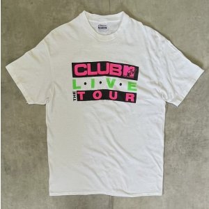 画像: 80'S CLUB MTV シングルステッチ 半袖 Tシャツ ホワイト USA製 (VINTAGE)