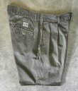画像4: 90'S RALPH LAUREN "ボックスロゴ" ツープリーツ チノショーツ カーキ USA製 (VINTAGE)