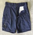 画像3: 90'S RALPH LAUREN ワンプリーツ カーゴショーツ ネイビー USA製 (VINTAGE)