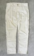 画像1: RRL シンチバック ボタンフライ ペインターパンツ ホワイト USA製 (VINTAGE)