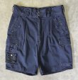 画像1: 90'S RALPH LAUREN ワンプリーツ カーゴショーツ ネイビー USA製 (VINTAGE)
