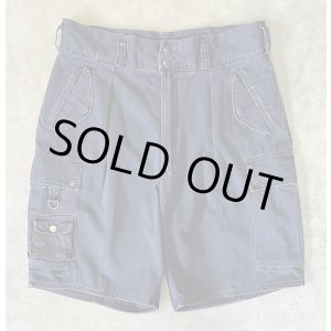 画像: 90'S RALPH LAUREN ワンプリーツ カーゴショーツ ネイビー USA製 (VINTAGE)