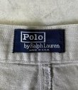 画像2: 90'S RALPH LAUREN "クレストロゴ" ツープリーツ チノショーツ ベージュ USA製 (VINTAGE)