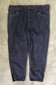画像1: RRL イカリボタン クロップド マリンパンツ ネイビー (VINTAGE)