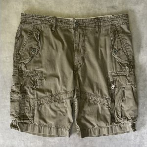 画像: 90'S RALPH LAUREN カーゴショーツ TALONジップ オリーブ (VINTAGE)