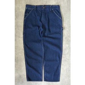 画像: 80'S SEARS トップスナップボタン ペインターパンツ インディゴ USA製 (VINTAGE)