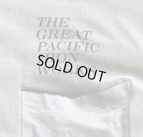 画像5: 70'S THE GREAT PACIFIC IRON WORKS シングルステッチ 半袖 ポケット付き Tシャツ サックスブルー USA製 (VINTAGE)
