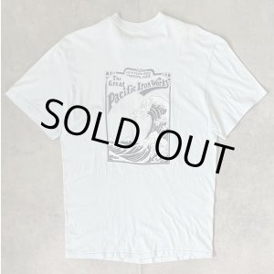 画像: 70'S THE GREAT PACIFIC IRON WORKS シングルステッチ 半袖 ポケット付き Tシャツ サックスブルー USA製 (VINTAGE)