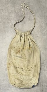 画像: 40'S アメリカ軍 ステンシル ランドリーバッグ バラックバッグ ベージュ (VINTAGE)