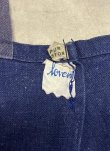 画像2: ユーロヴィンテージ コットン ポケット付き エプロン インディゴ (VINTAGE)
