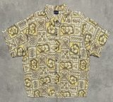 画像: 90'S PATAGONIA コットン 半袖 ACシャツ MAHALO OAK柄 (VINTAGE)