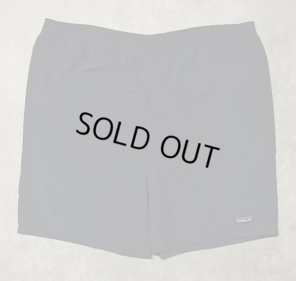 画像1: PATAGONIA "BAGGIES SHORTS" ナイロン バギーズショーツ チャコール (USED)