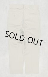 画像: 80'S DICKIES 874 チビタグ ワークパンツ ベージュ W36L28 USA製 (VINTAGE)
