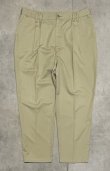 画像1: 90'S DICKIES ツータック ワークパンツ ベージュ TALONジップ USA製 (VINTAGE)