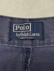 画像2: 90'S RALPH LAUREN "クレストロゴ" ツープリーツ チノショーツ ネイビー USA製 (VINTAGE)