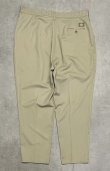 画像4: 90'S DICKIES ツータック ワークパンツ ベージュ TALONジップ USA製 (VINTAGE)