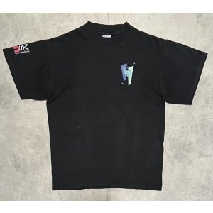 画像: 90'S MSN (THE MICROSOFT NETWORK) シングルステッチ 両面＋袖プリント 半袖 Tシャツ ブラック USA製 (VINTAGE)