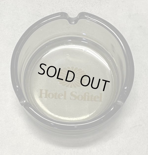 画像2: HOTEL SOFITEL アッシュトレー 灰皿 ブラッククリア (VINTAGE)