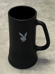 画像1: 70'S PLAYBOY ジョッキ ブラック (VINTAGE)
