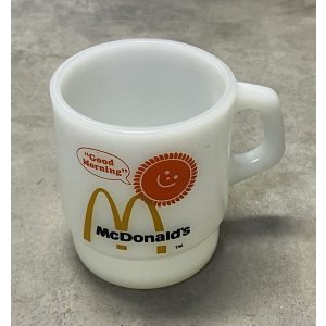 画像: 70'S FIRE KING "McDONALD'S" スタッキング マグカップ ホワイト USA製 (VINTAGE)