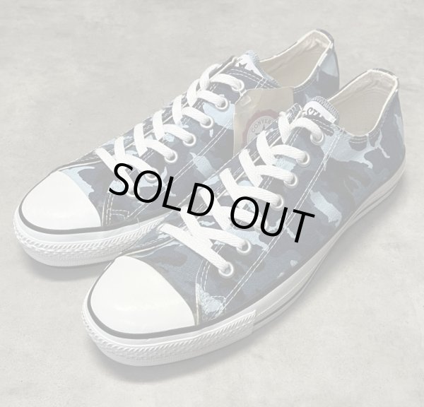 画像2: 90'S CONVERSE "ALL STAR LO" キャンバス スニーカー ブルーカモ USA製 箱付き (DEADSTOCK)