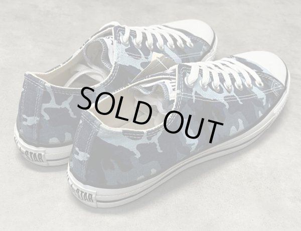 画像4: 90'S CONVERSE "ALL STAR LO" キャンバス スニーカー ブルーカモ USA製 箱付き (DEADSTOCK)