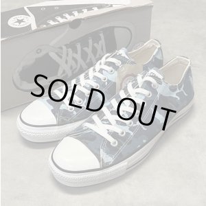 画像: 90'S CONVERSE "ALL STAR LO" キャンバス スニーカー ブルーカモ USA製 箱付き (DEADSTOCK)