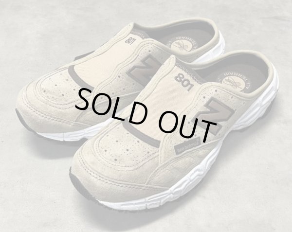 画像2: NEW BALANCE 801 "ALL TERRAIN" スウェード スリッポン ベージュ 箱付き (DEADSTOCK)